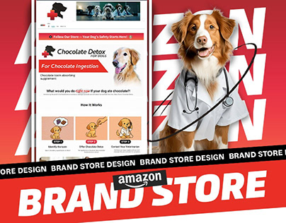 Amazon Storefront Design — Dog Supplements